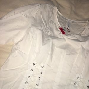 Long Sleeve White Blouse